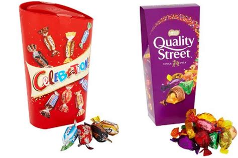 Tesco supermarket SLASH 50% off Celebrations and Quality Street ...