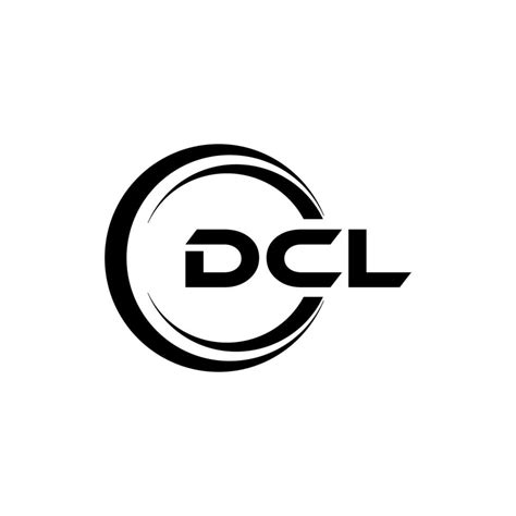 DCL letter logo design in illustration. Vector logo, calligraphy ...