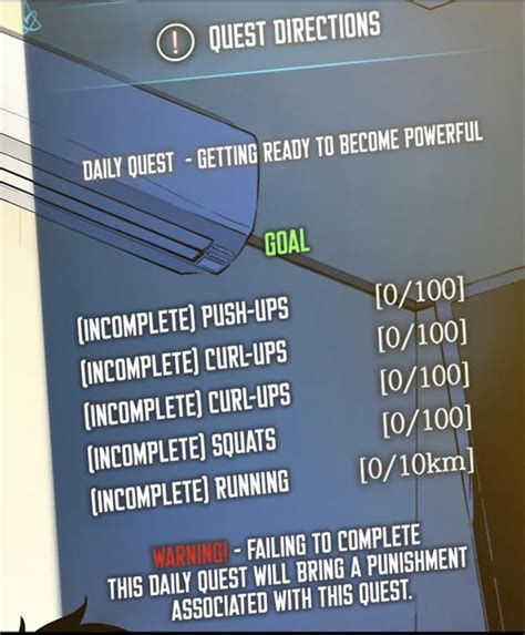 The [Solo Leveling] workout : r/sololeveling