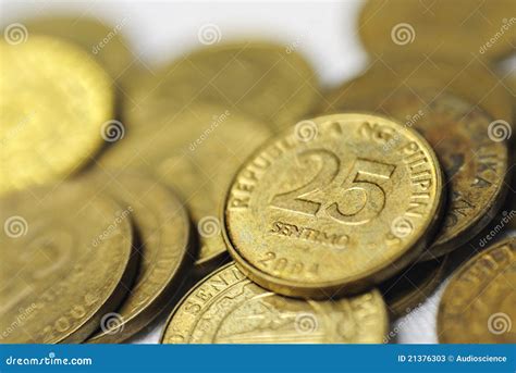 25 Centavo Philippine Coins Stock Photos - Image: 21376303