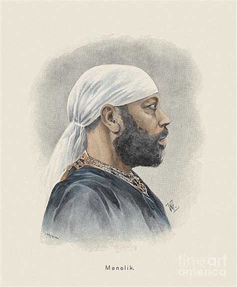 Menelik II 1844-1913, Emperor Digital Art by Zu 09 - Pixels