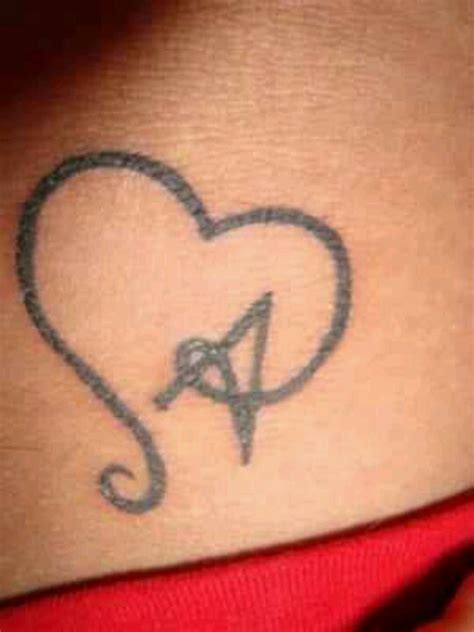 Initial tattoo...love the idea of intertwining initials into a symbol ...