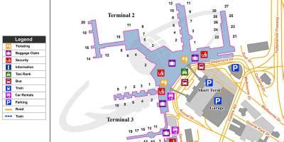 Terminal 4 Melbourne airport map - Melbourne airport map terminal 4 ...