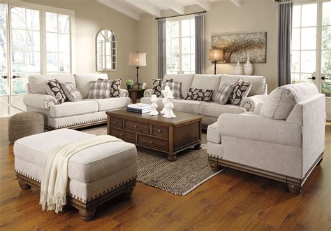 Harleson Wheat Living Room Set from Ashley | Coleman Furniture