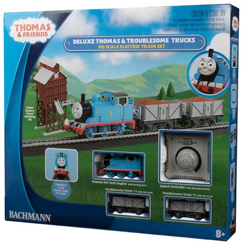 Bachmann 00760 HO Deluxe Thomas & The Troublesome Trucks Train Set