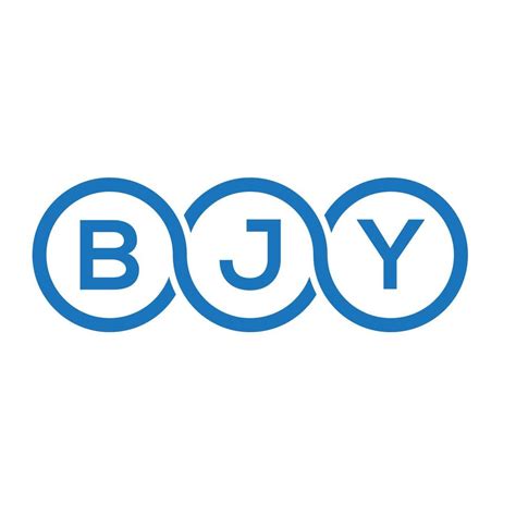 BJY letter logo design on white background. BJY creative initials ...