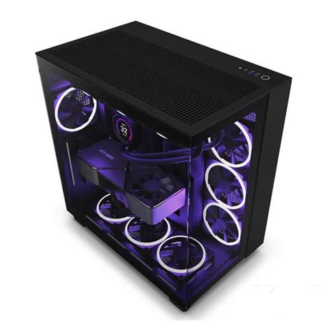 NZXT H9 Flow (ATX) Mid Tower Cabinet (Black) | Online Gaming Computer Accessories store