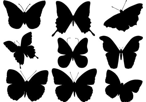 Free Butterfly Silhouette Vector 92756 Vector Art at Vecteezy