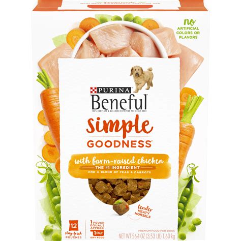 Purina Beneful Dry Dog Food Simple Goodness With Farm Raised Chicken ...