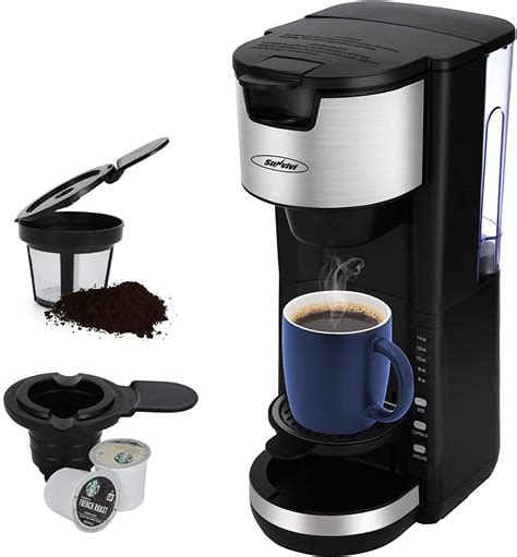 Coffee Maker, Single Serve Coffee Machine For Single Cup Pod & Coffee ...