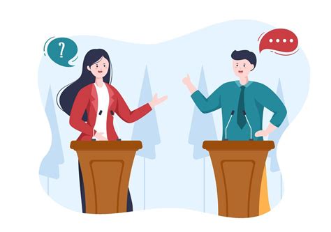 Debate Vector Art, Icons, and Graphics for Free Download