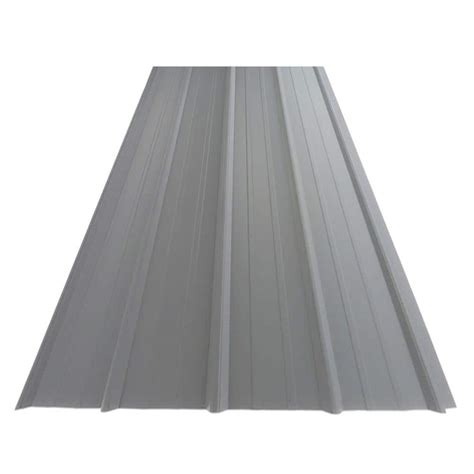 Gibraltar Building Products 14 ft. SM-Rib Galvalume Steel 29-Gauge Roof ...