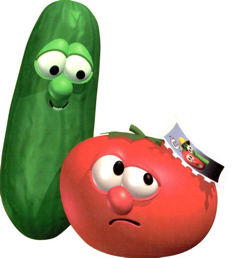 VeggieTales - Bob and Larry with Stamp Vector by LuxoVeggieDude9302 on DeviantArt