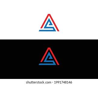 Sa Letter Logo Vector Design Template Stock Vector (Royalty Free ...