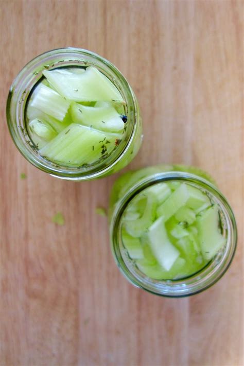 pickled-celery in 2020 | Pickled celery, Pickles, Celery