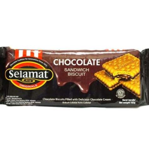 Jual Biskuit coklat Selamat chocolate sandwich biscuit 102g di Seller AToZphere - Kota Medan ...