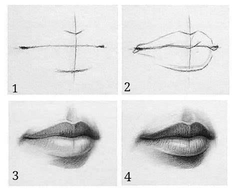 How To Make Lips Drawing - Design Talk