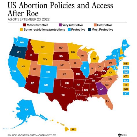 Here's where abortion is banned 3 months after Roe v. Wade was ...