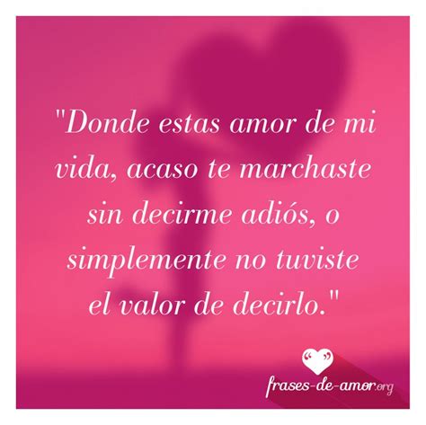 Introducir 70+ imagen donde estas amor de mi vida frases - Abzlocal.mx