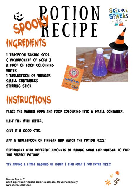 Chemistry for kids: 10 of the best Witches Potions - Science ...