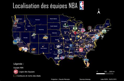 NBA teams : r/MapPorn