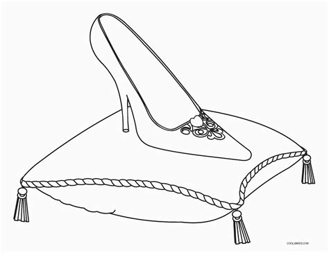 Cinderella Glass Slipper Drawing at GetDrawings | Free download