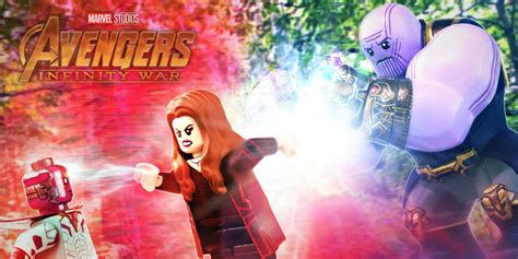 Products Lego Vision Scarlet Witch Thanos Avengers Infinity War HD Wallpaper Background Image ...