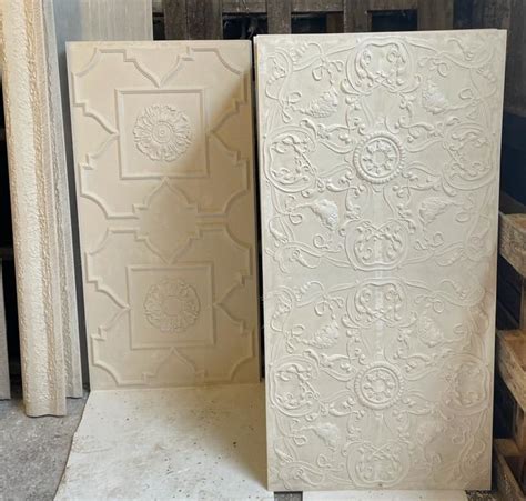 Ornamental plaster ceiling panel moulding - Artisan Plastercraft