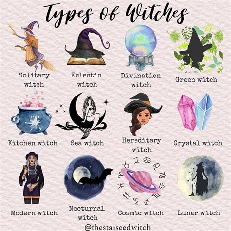 A L I C E 🌙 on Instagram: “🧙🏼‍♀️ TYPES OF WITCHES 🧙🏼‍♀️ there are so ...