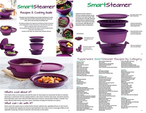 Tupperware Smartsteamer recipes and cooking guide 2018 | Tupperware recipes, Tupperware pressure ...