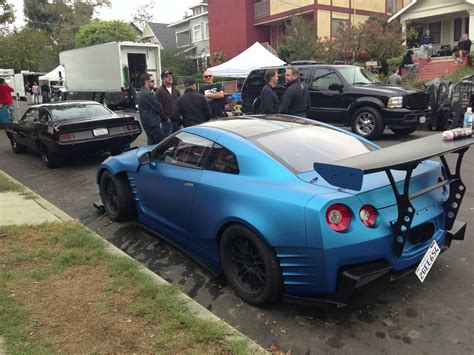 Matte Fanatic: The Fast And The Furious 6 : Matte blue Nissan GT-R R35