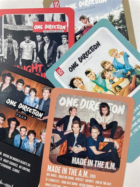 One Direction Album Prints Music Posters 1D Album Cover Prints Colorful ...