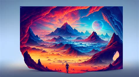 Adventure in New Colorful Planet HD AI Art Wallpaper, HD Fantasy 4K Wallpapers, Images and ...