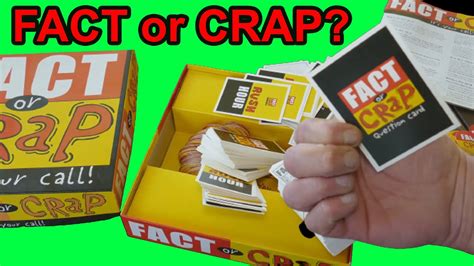 The Ultimate Fact or Crap Challenge! - YouTube