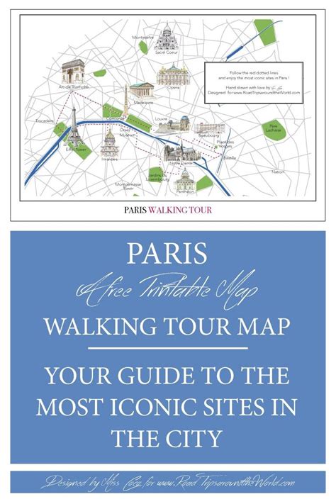 A Paris Walking Tour Map to help you explore Paris - Free to download ...