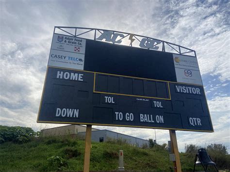 AC/GC Will Display New Scoreboard At Football Game Tonight | Raccoon Valley Radio - The One to ...