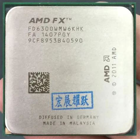 AMD FX Series FX 6300 AMD FX 6300 Six Core AM3+ CPU Stronger than FX6300 FX 6300 100% working ...