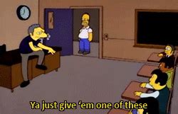 Homer Simpson Teacher GIF - Find & Share on GIPHY