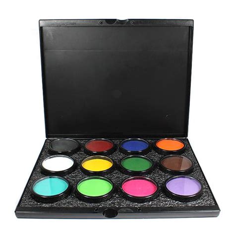 Mehron Paradise Makeup ProPalette - 12 Colors - Screamers Costumes