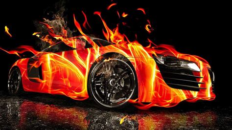 Fire Cars Wallpapers - Wallpaper Cave