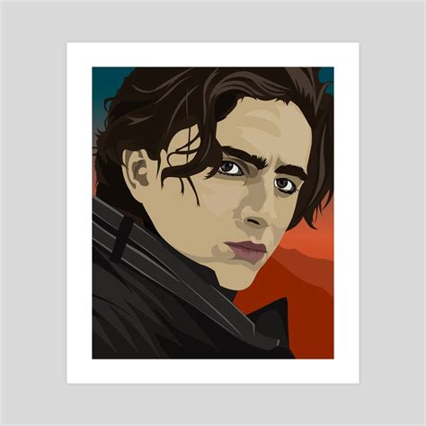 dune movie Timothee chalamet, an art print by Illustrationalofficial ...