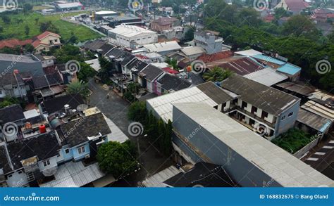 Aerial Shot View with a Drone at House and Highway Stock Image - Image ...