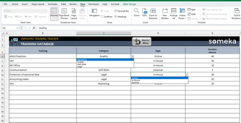 Free Training Tracker Excel Template | EOUA Blog