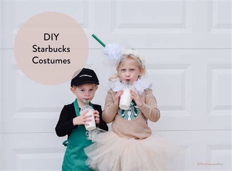 DIY Starbucks Frappuccino and Barista Costumes — first house on finn