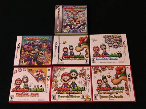 My Mario & Luigi RPG collection : r/gamecollecting