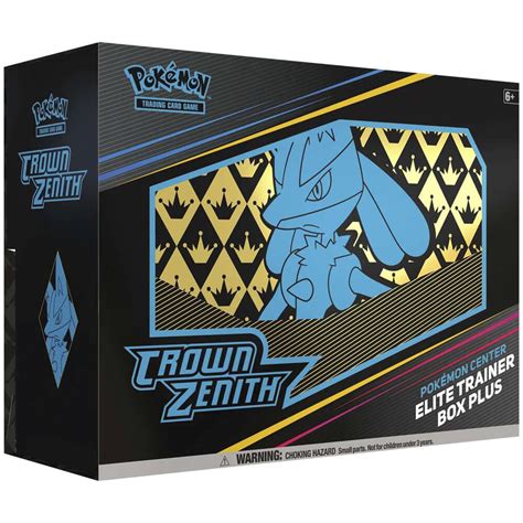 Crown Zenith Center Elite Trainer Box - Pokemon TCG Live Codes