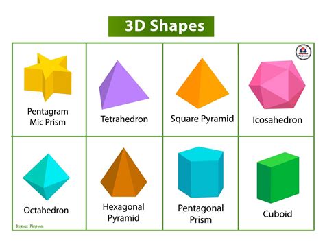 3D Shapes Free Printable Activities in 2021 | Free printable activities, Printable activities ...