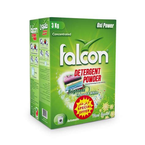 Falcon Detergent Powder Low Foam (2 Pieces x 2.5 KG) – Falcon Pack Online