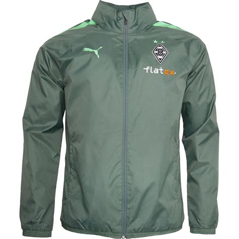 Puma Heren BMG Borussia Mönchengladbach All Weather Sports Performance Tops Groen