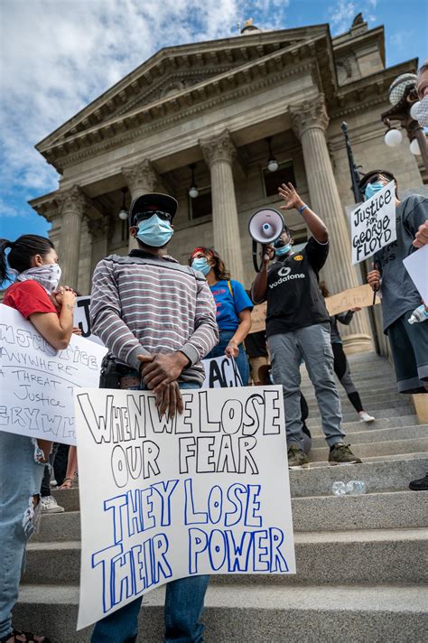 Diverse protesters participating in antiracist demonstration · Free ...